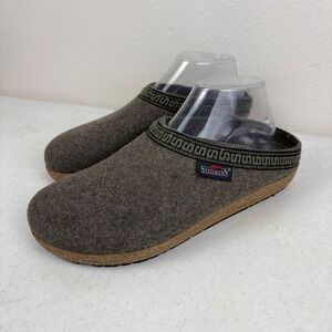 Stegmann Wool Felt Clogs Womens 11 Gray Slip On Cork Footbed Slippers